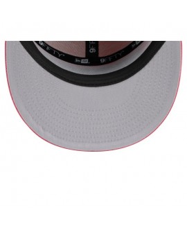 Philadelphia 76ers Coral Split Panel 9FIFTY Snapback Hat