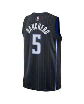 Paolo Banchero #5 Orlando Magic Schwarz Icon Trikot
