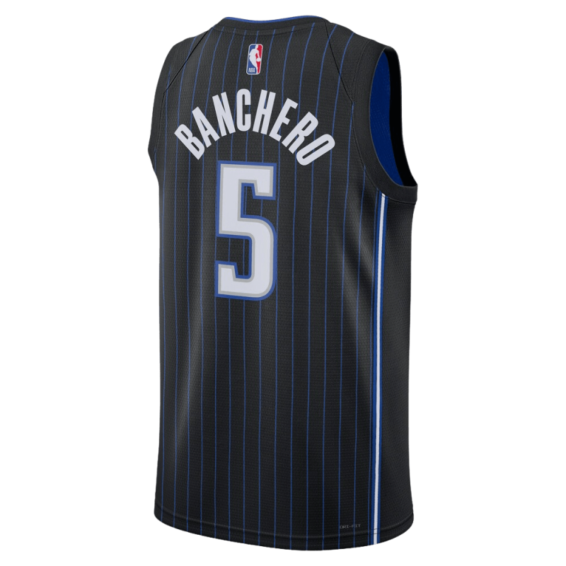 Paolo Banchero #5 Orlando Magic Schwarz Icon Trikot
