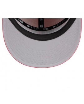 Los Angeles Lakers Coral Split Panel 9FIFTY Snapback-Mütze