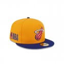 59FIFTY Miami Heat Gold A-Frame-Passformhut