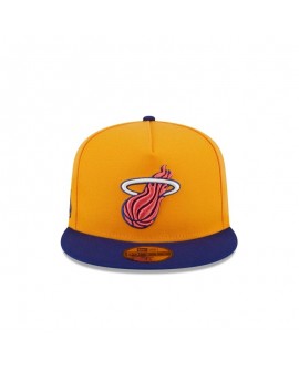 59FIFTY Miami Heat Gold A-Frame-Passformhut