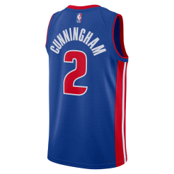 Cade Cunningham #2 Detroit Pistons Blue Icon Trikot