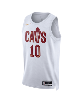 Darius Garland #10 Cleveland Cavaliers Weiß Association-Trikot