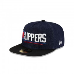 Los Angeles Clippers dunkelblaue 59FIFTY-Denim-Mütze mit A-Rahmen