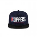 Los Angeles Clippers dunkelblaue 59FIFTY-Denim-Mütze mit A-Rahmen