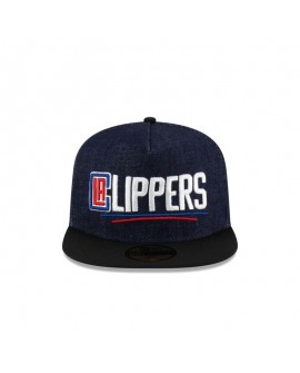 Los Angeles Clippers dunkelblaue 59FIFTY-Denim-Mütze mit A-Rahmen