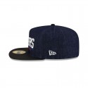 Los Angeles Clippers dunkelblaue 59FIFTY-Denim-Mütze mit A-Rahmen