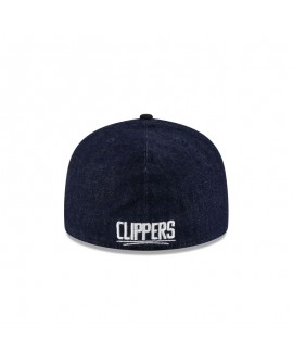 Los Angeles Clippers dunkelblaue 59FIFTY-Denim-Mütze mit A-Rahmen