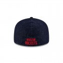 Dunkelblaue 59FIFTY-Mütze mit A-Rahmen der Houston Rockets aus Denim