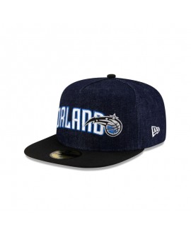 Orlando Magic Navy Denim 59FIFTY A-Frame Fitted Hat