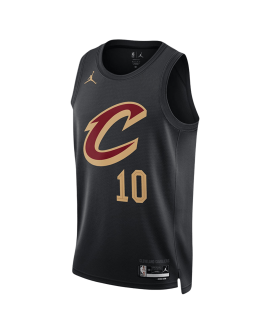 Darius Garland #10 Cleveland Cavaliers Schwarzes Statement-Trikot
