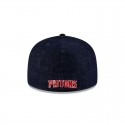 59FIFTY A-Frame-Mütze aus dunkelblauem Denim von den Detroit Pistons