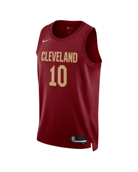 Darius Garland #10 Cleveland Cavaliers Burgunder Icon-Trikot