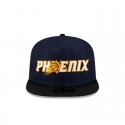Dunkelblaue 59FIFTY-Mütze mit A-Rahmen der Phoenix Suns aus Denim