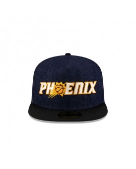 Dunkelblaue 59FIFTY-Mütze mit A-Rahmen der Phoenix Suns aus Denim