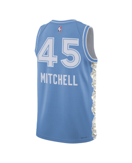 Donovan Mitchell #45 Cleveland Cavaliers Blue City Edition-Trikot