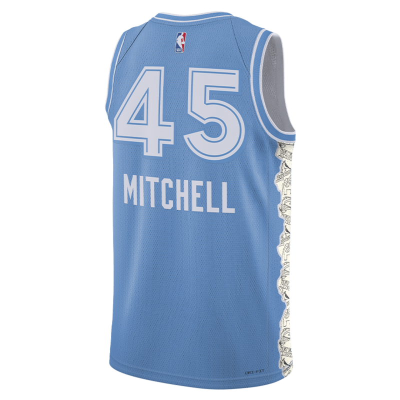 Donovan Mitchell #45 Cleveland Cavaliers Blue City Edition-Trikot
