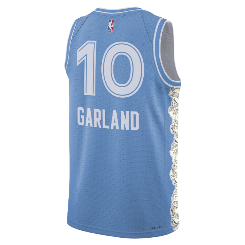 Darius Garland #10 Cleveland Cavaliers Blue City Edition-Trikot