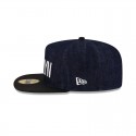 Dunkelblaue 59FIFTY-Denim-Mütze der Brooklyn Nets mit A-Rahmen