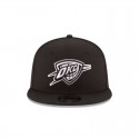 Schwarz-weiße 9FIFTY-Snapback-Mütze der Oklahoma City Thunder 2025 NBA Champions