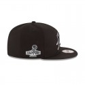 Schwarz-weiße 9FIFTY-Snapback-Mütze der Oklahoma City Thunder 2025 NBA Champions