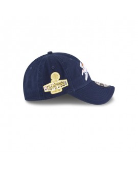 Verstellbare 9TWENTY-Mütze der Oklahoma City Thunder 2025 NBA Champions mit seitlichem Aufnäher