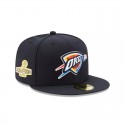 Oklahoma City Thunder 2025 NBA Champions 59FIFTY Taillierte Mütze mit Seitenpatch
