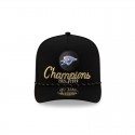 Oklahoma City Thunder 2025 NBA Champions Locker Room 9FIFTY Snapback-Mütze mit A-Rahmen