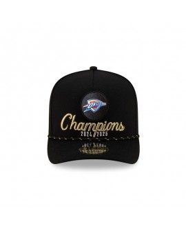 Oklahoma City Thunder 2025 NBA Champions Locker Room 9FIFTY Snapback-Mütze mit A-Rahmen