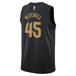 Donovan Mitchell #45 Cleveland Cavaliers Schwarzes Statement-Trikot