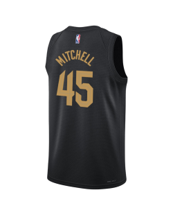 Donovan Mitchell #45 Cleveland Cavaliers Schwarzes Statement-Trikot