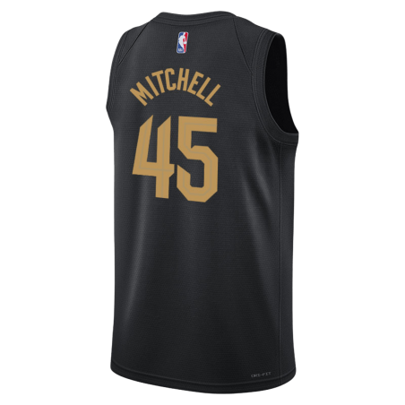 Donovan Mitchell #45 Cleveland Cavaliers Schwarzes Statement-Trikot