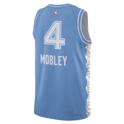 Evan Mobley #4 Cleveland Cavaliers Blue City Edition Trikot