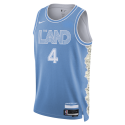 Evan Mobley #4 Cleveland Cavaliers Blue City Edition Trikot