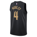 Evan Mobley #4 Cleveland Cavaliers Schwarzes Statement-Trikot