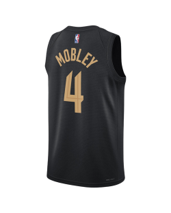 Evan Mobley #4 Cleveland Cavaliers Schwarzes Statement-Trikot