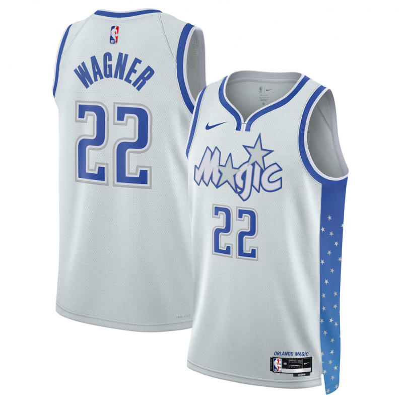 Orlando Magic Nike 2025/26 City Edition Swingman Trikot – Weiß – Franz Wagner – Unisex
