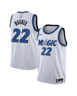 Orlando Magic Nike Replica Association Edition Swingman Trikot – Weiß – Franz Wagner – Unisex