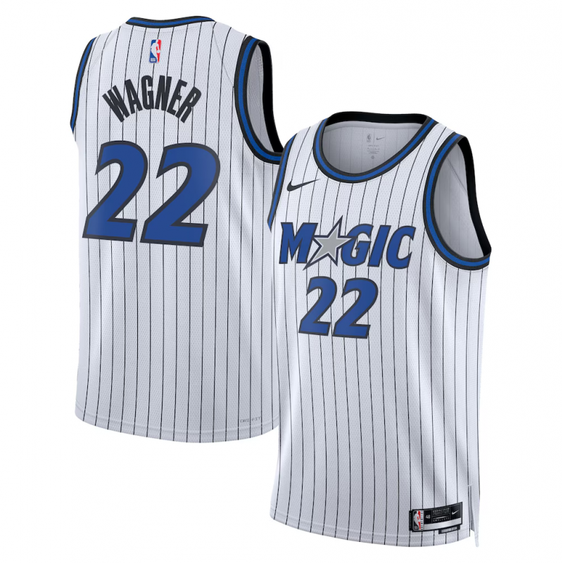Orlando Magic Nike Replica Association Edition Swingman Trikot – Weiß – Franz Wagner – Unisex
