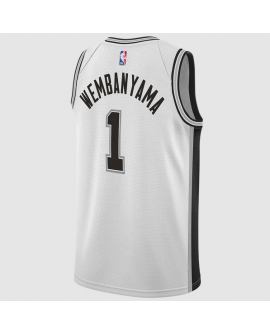 Victor Wembanyama San Antonio Spurs Weißes Trikot der Association