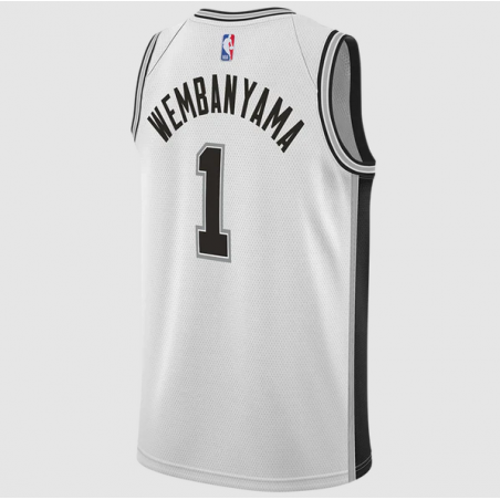Victor Wembanyama San Antonio Spurs Weißes Trikot der Association