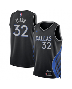 Dallas Mavericks Nike 2025/26 City Edition Swingman Trikot – Schwarz – Cooper Flagg – Unisex