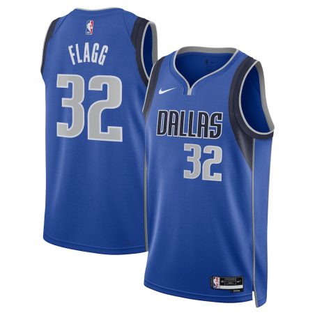 Dallas Mavericks Nike Icon Edition Swingman Trikot NBA 2025 Erstrunden-Draftpick – Blau – Cooper Flagg – Unisex