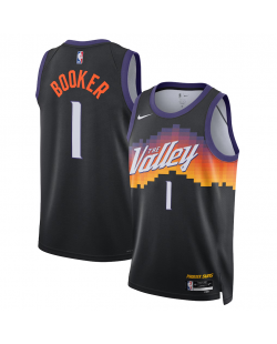 Phoenix Suns Nike 2025/26 City Edition Swingman Trikot – Schwarz – Devin Booker – Unisex