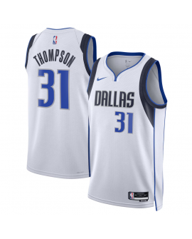 Dallas Mavericks Nike Association Edition Swingman Trikot – Weiß – Klay Thompson – Unisex