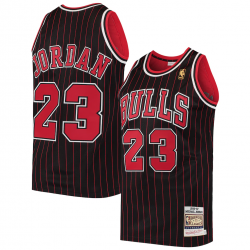 Herren Chicago Bulls Michael Jordan Mitchell & Ness Schwarz 1996/97 Hardwood Classics Original-Trikot