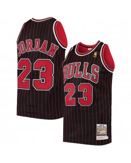 Herren Chicago Bulls Michael Jordan Mitchell & Ness Schwarz 1996/97 Hardwood Classics Original-Trikot