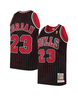 Herren Chicago Bulls Michael Jordan Mitchell & Ness Schwarz 1996/97 Hardwood Classics Original-Trikot