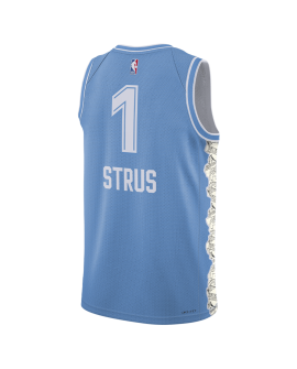 Max Strus #1 Cleveland Cavaliers Blue City Edition Trikot